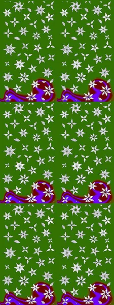 Yumuşak fayans. Yumuşak pamuk tasarımı. Raster 'ın taze dokusu. Klasik çiçek desenli. Paketleme, tekstil, duvar kağıdı için çiçek arkaplanı.