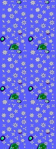 Mavi ve nötr renklerde. Taslak dekoratif arka plan, çiçek mandala. Çiçek. Raster illüstrasyonu.