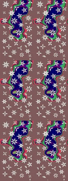 Şatafatlı bahar bahçesi dokusu. Raster illüstrasyonu. Flower eskiz arka planı. Çiçek deseni.