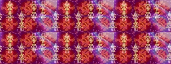 Renkli arka planda izole tatlı kar taneleri. Raster illüstrasyonu. Kar taneli mor, kırmızı ve pembe renkler.