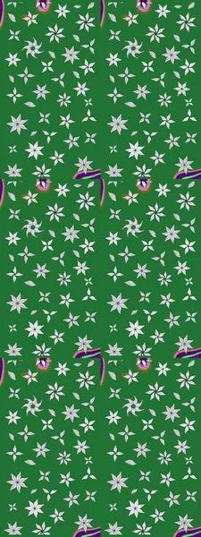 Güzel kumaş deseni. Renkli Yaz Temalı eskiz kalıbı. Düz Çiçek Elementleri Tasarımı. Raster illüstrasyonunda çiçek deseni çizimi.