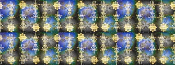 Kar taneleri deseni. Renkli arka planda izole edilmiş kar tanelerinin düz tasarımı. Kar taneleri arka planda. Raster illüstrasyonu. Kar tanesi süslemeli desen.