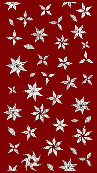 Raster deseni. Çiçek arkaplan. Çiçek kolajı. - Kırmızı çiçekler. Doğa. Çiçek kompozisyonu. Küçük çiçekte güzel desen var..