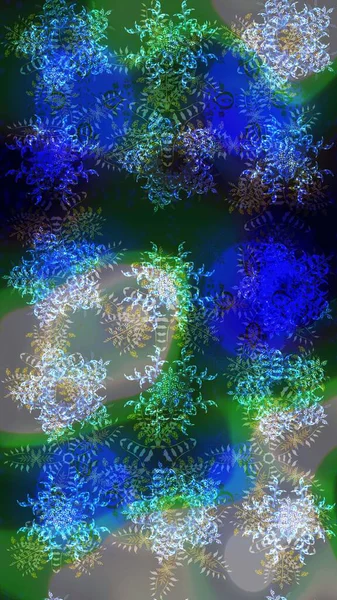 Renkli arka planda güzel kar taneleri. Düz dizayn. Kar tanesi ikonu, izole edilmiş. Raster illüstrasyonu.