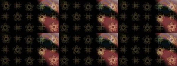 Renkli elementlerle Raster ilginç desen.