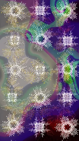 Kar taneleri tasarımı. Modern soyut tasarım posteri, kapak, kart tasarımı gri, nötr ve mavi renkler. Retro tarzı, kış elementleri. Moda olmuş kar taneleri ve elementler Memphis kartları.