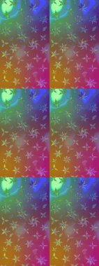 Çiçek desenli raster, kahverengi ve mor çizgi grafik desenli soyut raster arkaplan. Modern stil dokusu.