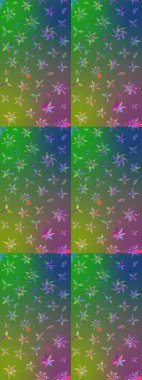 Ultraviyole kumaş deseni. Organik motif arka planı. Raster illüstrasyonu. Çizim deseni.