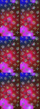 Eski usul küçük çiçekli şirin bir eskiz deseni. Kumaş, duvar kağıdı ve kağıt üzerine baskı yapmak için gelişen arka plan. Raster illüstrasyonu. Moda arka planında parlak buketler.