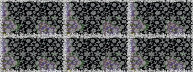 Sınır Kızılderili çiçekli paisley patten. Tebrik kartı geçmişi, boyama kitabı, arkaplan ve tekstil için kullanılabilir. Kusursuz süs izi. Raster Henna tarzı. Etnik Mandala havlusu.