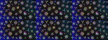 Bahar çiçekleriyle güzel bir çiçek deseni çizmişsin. Raster illüstrasyonu. Güzel kumaş deseni.