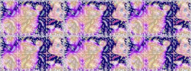 Raster illüstrasyonu. Bahar çiçekli, dikişsiz, sevimli çiçek deseni. Güzel kumaş deseni.