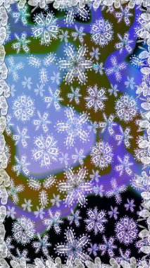 Raster dikişsiz çiçek deseni. Vadinin mavi ve menekşe rengi çiçekleri.