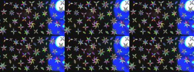 Çizgi çizimi kalıbı. Raster Moda kumaş deseni. Şirin çiçekler..