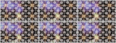 Modaya uygun kumaş deseni. Sevimli çiçek raster deseni. Renkli Yaz Temalı Kusursuz Arkaplan. Düz Çiçek Elementleri Tasarımı.