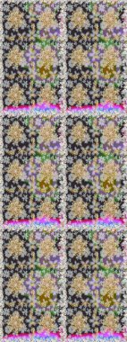 Geleneksel oryantasyon süsü. Kusursuz klasik raster grisi, nötr ve altın desenli. Klasik vintage arkaplan.