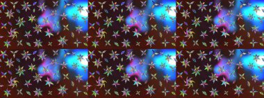 Süslü kumaş deseni. Çiçekli çiçek deseni, suluboya. Raster deseni.