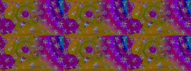 Raster illüstrasyonu. Bahar çiçekleriyle güzel bir çiçek deseni çizmişsin. Güzel kumaş deseni.