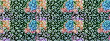 Küçük çiçekli basit bir çiçek çizimi. Gri renkli şirin çiçekler. Moda baskısı, albüm, ambalaj kağıdı ve duvar kağıdı için zarif dekoratif süslemeler. Raster illüstrasyonu.