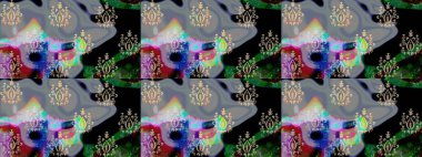 Eskiz Vintage Çiçek Deseni. Raster Kalça dokusu deseni.