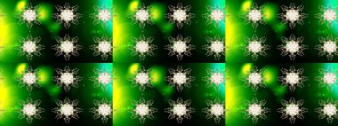 Düz dizayn. Raster illüstrasyonu. Renkli kar tanesi Raster çizimi. Renkli arka planda kar taneleri. Kar tanesi ikonu, izole edilmiş. Simgeler, etiketler.