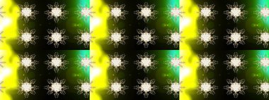 Raster illüstrasyonu. Raster Noel soyut renkli arka plan ve tatlı kar tanesi. Kar taneli altın renkler.