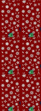 Kırmızı ve nötr renklerde çiçekler. Raster düz çiçek çizim deseni. Tasarım hediye paketi, tebrik kartları, posterler ve afiş tasarımı.