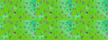 Suluboya tarzında yeşil mavi çiçekli zarif bir eskiz deseni, tasarım elementleri. Düğün davetiyeleri için çiçek deseni, tebrik kartları, hatıra defteri, baskı, hediye paketi, imalat. Düzenlenebilir.