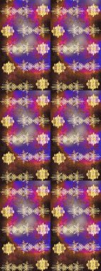 Renkli elementlerle Raster ilginç desen.