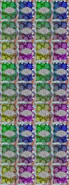 Parlak renkli çiçekleri ve yeşil renkli yaprakları olan kusursuz çiçek desenleri. Halk tarzı. Moda baskıları için zarif bir şablon. Modern çiçek arkaplanı.