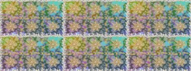 Geleneksel oryantasyon süsü. Tarafsız ve gri renklerde altın elementlerle kusursuz desen. Raster illüstrasyonu. Kusursuz klasik raster altın desenli. Klasik vintage arkaplan.