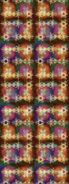 Kar taneleri arka planda. Kış kartı Mutlu Noeller, Yeni Yıl ve Mutlu Tatil Raster çizimleri. Kahverengi, yeşil ve nötr kar tanelerinin olduğu Noel kartı kahverengi, yeşil ve nötr renklerde.