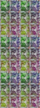 Raster çiçek izi. Klasik taslak çizimi. Çiçek yeşili ve nötr dikişsiz desen.