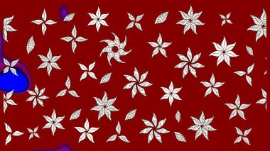 Çizim kalıbı. Raster illüstrasyonu. Ultraviyole kumaş deseni. Organik motif arkaplanı.