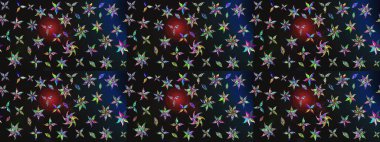 Suluboya çizim kalıbı. Dekorasyon ve tasarım için güzel bir desen. Moda baskısı. Çiçeğin suluboya çizimlerinin mükemmel deseni. Eski model. Raster illüstrasyonu.