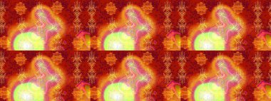 İllüstrasyon kar tanesi. Kırmızı, turuncu ve sarı renklerde ayrık suluboya kar taneleri. Kışın sembolü. Güzel dekorasyon.