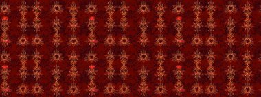 Renkli kar taneleri Raster çizimi. Güzel bir kış süsü. Kırmızı, siyah ve kahverengi kar tanelerinden izole edilmiş..