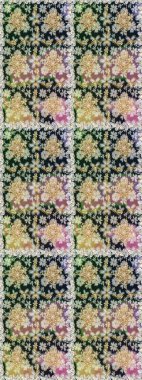 Kusursuz kraliyet lüksü, altın barok kumaş rengi. Altın antika ortaçağ dekoratifi, yapraklar ve gri renkli altın desenli süslemelerle pürüzsüz bir desen..