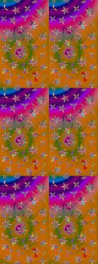 Zarif, parlak ve eskiz turuncu ve kahverengi desenli. Raster. Sabıka baskıları, bebek kıyafetleri, duvar kâğıtları, paket kutuları vb..