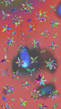 Pembe ve kahverengi renkte çiçekler. Doodle tarzı. Tekstil ve kapak tasarımı için mükemmel. Renkli pembe ve kahverengi çizim kalıpları. Elle çizilmiş sonbahar çiçeği deseni..