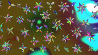 Şık moda için şablon yazdırır. Raster şirin küçük çiçek desende. Rengarenk illüstrasyon. Çiçekli bahar çiçek arka plan. Küçük renkli çiçekler.