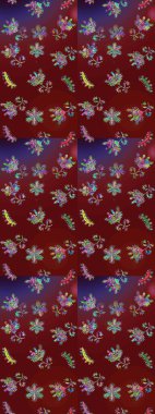 Kar tanesi ikonu, izole edilmiş. Raster illüstrasyonu. Düz dizayn. Renkli arka planda güzel kar taneleri.