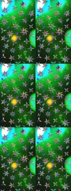 Simple cute pattern in small-scale flowers. Raster illustration. Floral sketch background for textile or book covers, manufacturing, wallpapers, print, gift wrap and scrapbooking.