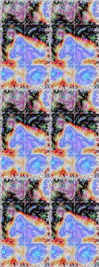 Güzel kumaş deseni. Raster suluboya çiçek deseni, narin çiçekler, nötr ve mavi çiçekler, tebrik kartı şablonu.