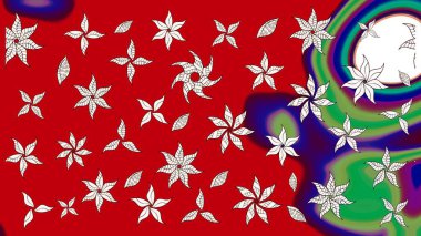 Yazdır. Güzel eskiz şekli. Renkli Yaz Temalı eskiz kalıbı. Raster çiçekli arka plan. Düz Çiçek Elementleri Tasarımı. Şirin kumaş deseni.