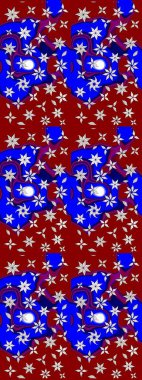 Raster çiçek desenli çiçek deseni, yapraklar, dekoratif elementler, sıçrama, lekeler, el çizimi kontur çizgileri ve Doodle çizim stili, grafik raster çizim çizimi.