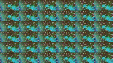 Çiçek desenli eskiz. Gömlek baskısı için çiçek boyası. Yeşil renkte çiçekler.