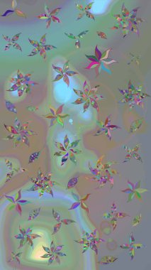 Eskiz Vintage Çiçek Deseni. Raster Kalça dokusu deseni.