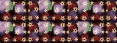 Noel stili. Raster illüstrasyonu. Kahverengi, nötr ve siyah renklerde kar taneleri.