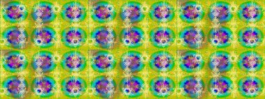 Raster illüstrasyonu. Renkli kristal kar tanesi.